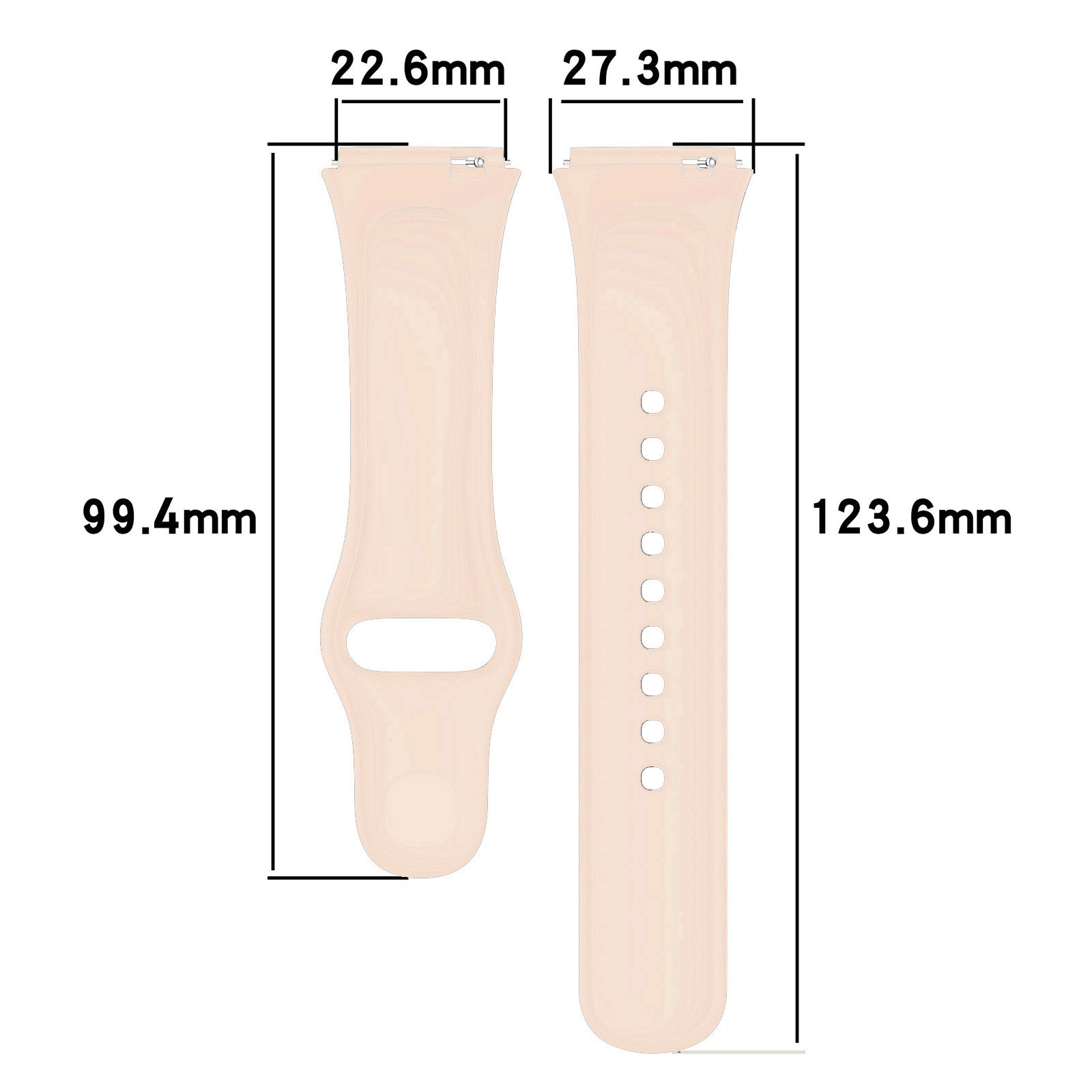 Silikonowy pasek Bizon Strap Watch Dots